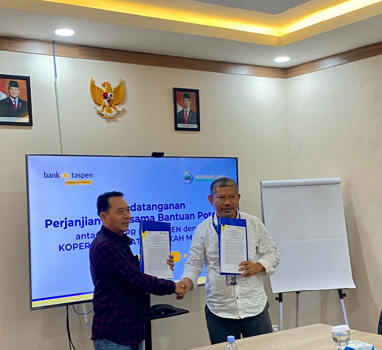 Kerja Sama BANPOT dengan BPR DP TASPEN