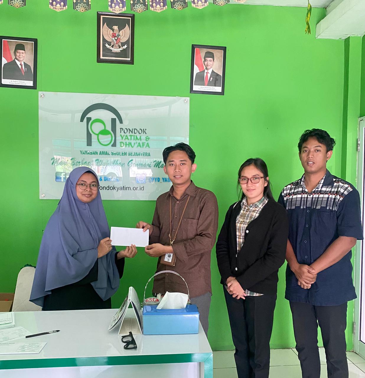 Santunan kepada Pondok Yatim dan Dhuafa
